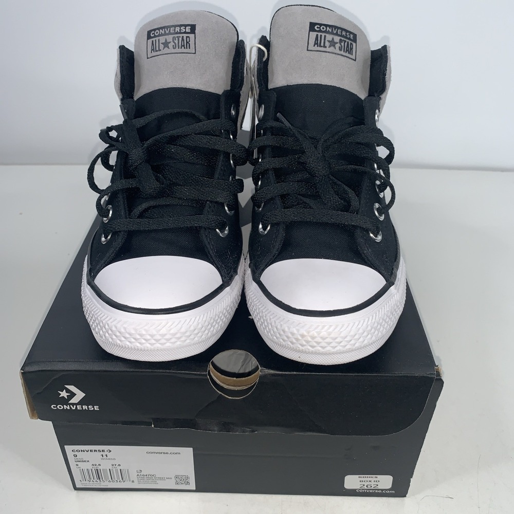 Converse Chuck Taylor All Star High Street Mid Shoe Grey / Black Sneaker A16470C